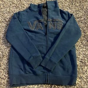 Vans blue hooded sweater